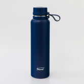 Homestic Vacuum Insulated Water Bottle | Stainless Steel Water Bottle | Hot & Cold Water Bottle | Leakproof, BPA Free, Rustproof | 1100 ML | Navy Blue